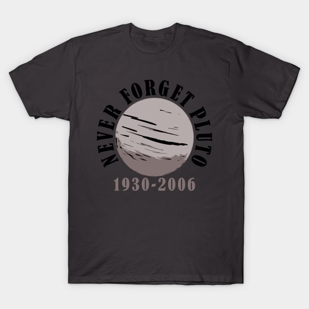 Never forget Pluto 1930-2006 T-Shirt by alcoshirts